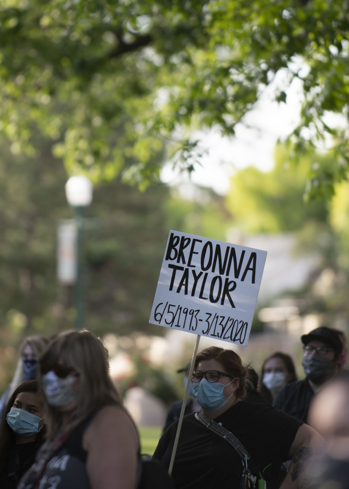 A vigil for George Floyd and others
